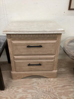 SIDE TABLE W/ 2-DRAWERS