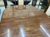 OVAL DINING ROOM TABLE & (6) CHAIRS - 3