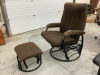 SWIVEL/GLIDER ROCKER W/ GLIDER FOOTSTOOL - 2