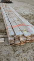 Bundle of 16-ft mixed dimension. Rough cut lumber