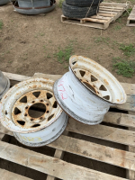 Two trailer rims