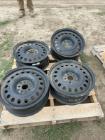 Set of 4- 18 inch steel rims