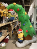 (2) BLOW-UP MINION CHRISTMAS DECOR - - 2