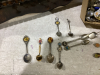 COLLECTOR SPOONS &. SPOON RACKS, OLD BAROMETER - 2