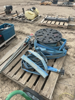 Pallet of 2 inch hose with sprinkler