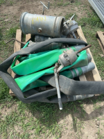 Pallet of irrigation components