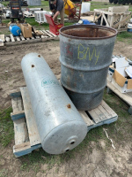 Pressure tank and steel barrel