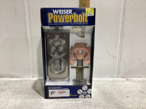 WEISER ELECTRONIC DEADBOLT - KEYLESS