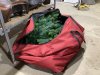 SHELF 18: LARGE ROLLING BAG W/ CHRISTMAS TREE W/ LIGHTS