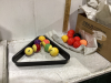 POOL BALLS & BALL HOLDER