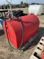 135 gallon West steel tank with pump