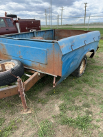 Truck box trailer