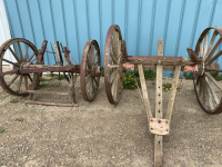 Running gear for grain waggon