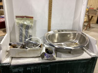 SINGLE STAINLESS SINK, PLUMBING SUPPLIES