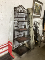 METAL FRAME 5-TIER SHELF UNIT