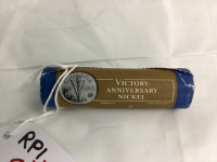 ROLL OF VICTORY ANNIVERSARY NICKELS - 1935-2005