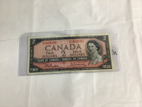 CANADIAN $2 BILL - 1954