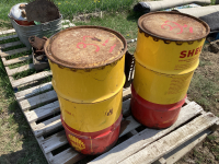 Two cans of shell grease
