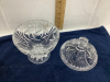 PINWHEEL CRYSTAL CANDY DISH W/ LID - 2