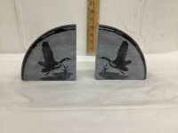 SIKU STONE BOOKENDS - CANADA GOOSE