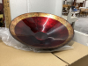 LARGE HANDCRAFTED ITALIAN GLASS BOWL - 2