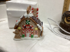 PARTYLITE GINGERBREAD HOUSE, PARTYLITE BRONZE NATIVITY, OWL WAX BURNER - 3