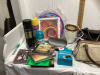 (2) BOXES W/ PURSES, WAX BURNER, WEAVING LOOM, CD’S - 2