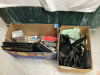 (2) BOXES W/ PURSES, WAX BURNER, WEAVING LOOM, CD’S - 4