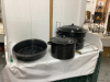 ENAMELWARE PIECES - ROASTER, CANNER, POT