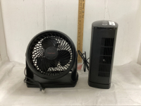 (2) SMALL FANS