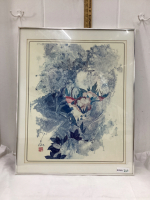 FRAMED FLORAL PRINT