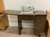 BEAUMARK SEWING MACHINE WITH CABINET