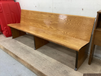 7’ LONG WOOD BENCH