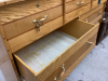 LARGE 9 DRAWER DRESSER ON CASTORS - 3