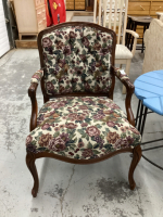 QUEEN ANNE STYLE PARLOUR CHAIR