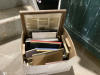 (2) BOXES W/ OFFICE SUPPLIES & FRAMES - 2