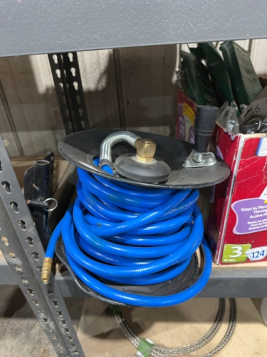 Hose reel and 3/8 hose