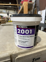 Roberts 2001 felt back sheet vinyl adhesive