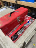 Red toolbox and contents