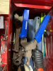 Red toolbox and contents - 4