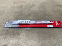 Package of five new Milwaukee sawzall blades