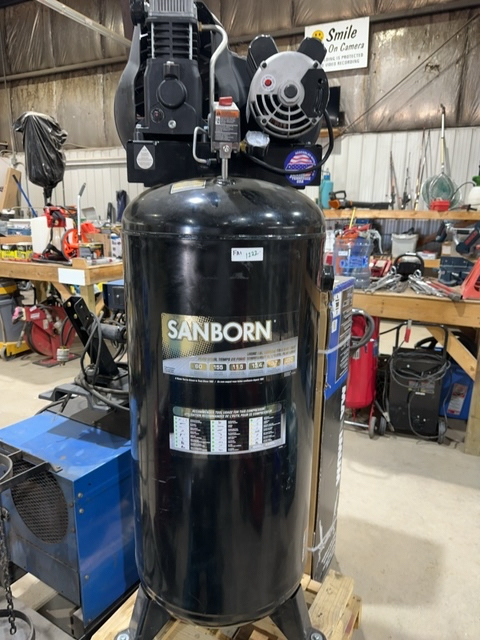 Sanborn 60 gallon air compressor