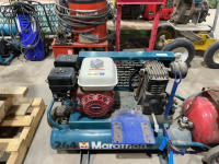 Wheel barrel compressor