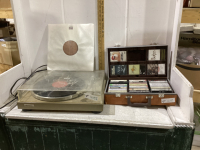 PIONEER RECORD PLAYER & CASSETTES - NO SPEAKERS