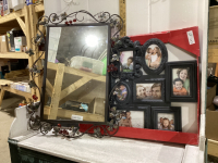 PICTURES, PICTURE FRAMES & MIRROR