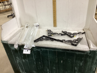 SHELF BRACKETS, MINI TENSION RODS