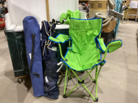 (3) FOLDING LAWN CHAIRS