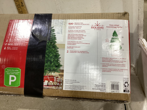 6’ FRANKLIN FIR CHRISTMAS TREE - UNLIT