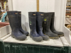 (3) PAIRS RUBBER BOOTS - (2) BAFFIN, (1) DAKOTA