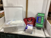 FIRST AID ITEMS - BURN KIT, BANDAGES, EYE WASH STATION